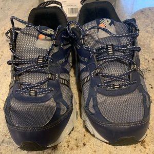 Used new balance shoes for sale blue gray accents